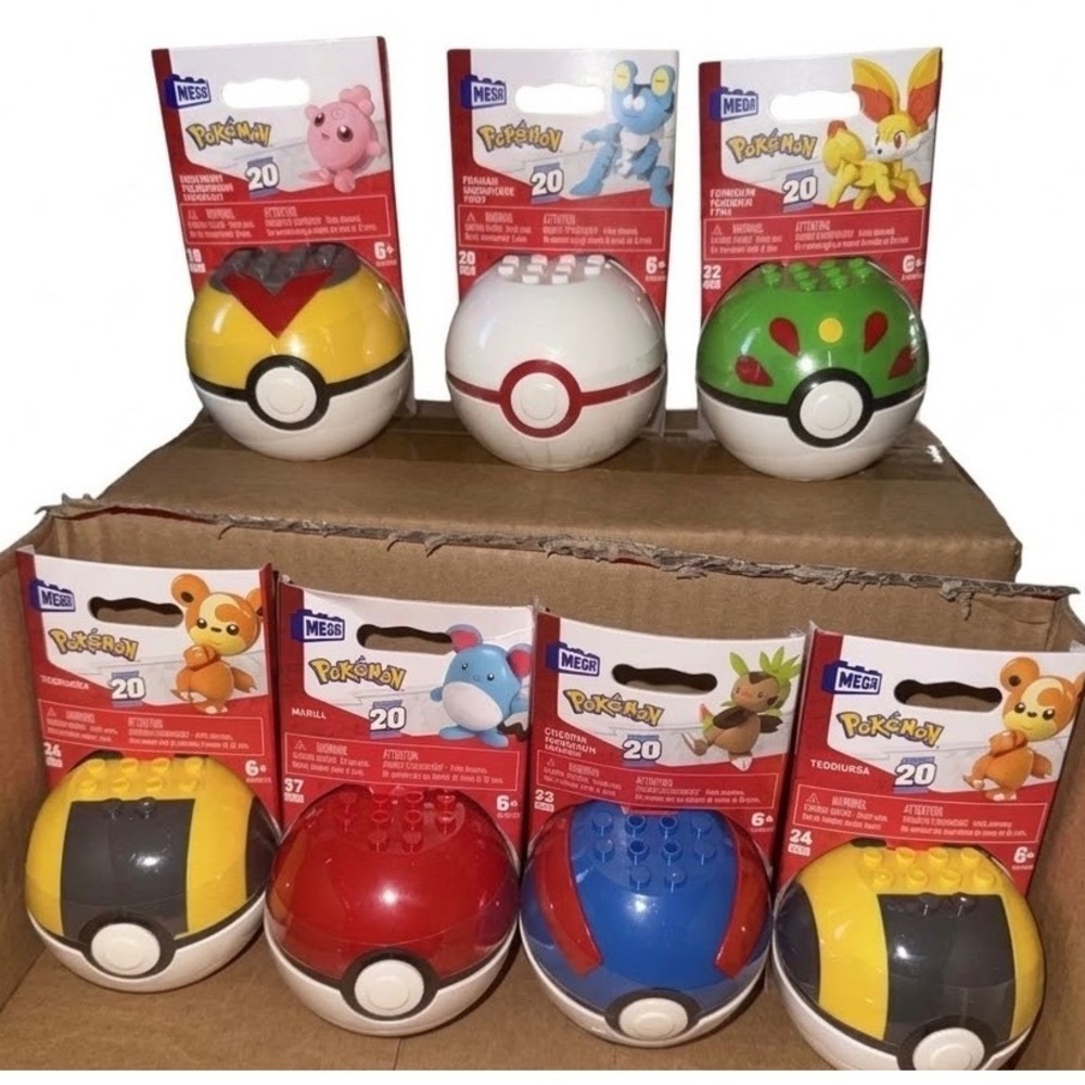 Pokemon Mega Construx Series 20 Lot of 7